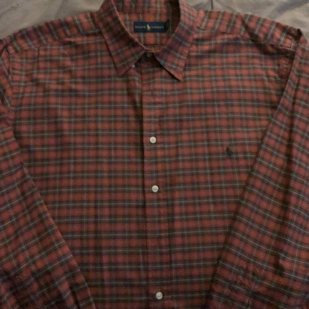 Polo flannel 2X long sleeve dress shirt